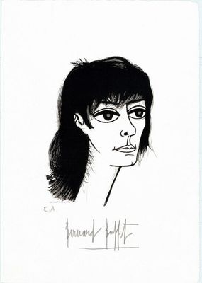 Bernard Buffet (1928-1999) - Portrait d'Annabel Buffet, 1967…
