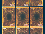 six square tiles of different sizes and shapes with a black background