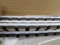Lot de x4 panneaux acoustiques en bois oak et feutre gris, 1…