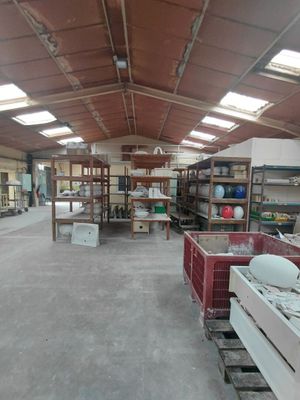 a large room with a lot of items in it