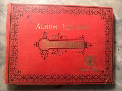Album illustré de Timbres-Poste par ARTHUR MAURY, bonne qual…