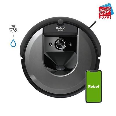 Aspirateur robot Irobot Roomba Combo i8 i8178 Anthracite
