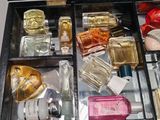 many different types of perfumes in this case
