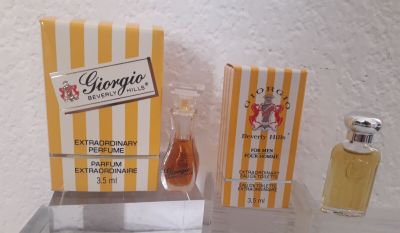 GIORGIO BEVERLY HILLS lot de 2 miniatures