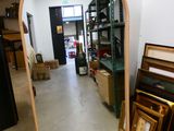 a large mirror in the middle of a room