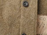 a close up of a jacket with a label on it