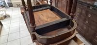 Lot de deux tables. Époque fin XIXe siècle, dont une en plac… (photo 3)