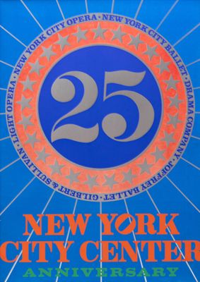 Robert INDIANA (1928 - 2018) New York City Center Anniversar…