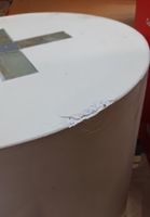Table ronde ADDAIA KAVE HOME en ciment blanc Ø120 cm, convie… (photo 5)