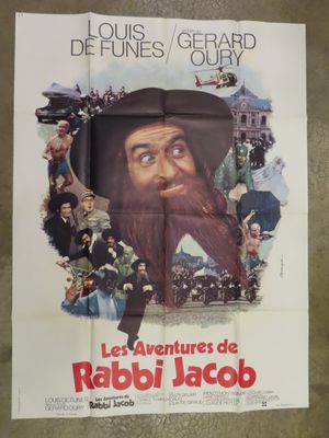 the adventures of rabbi jacob french movie poster
