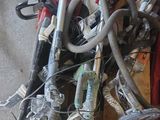 a pile of tools sitting on top of a pallet