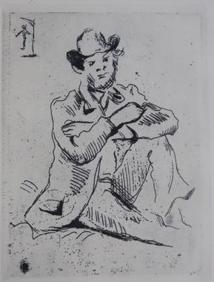Paul CÉZANNE (1839-1906) Guillaumin au pendu ; 1873