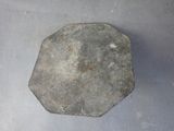a rock that has been placed on a table