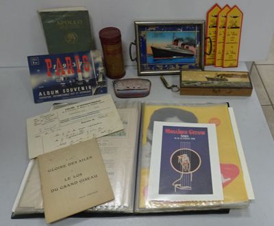 Ensemble de catalogues et publicités : Bateaux, normandie + …