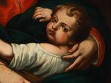 an image of a painting of a woman holding a child