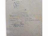 a piece of paper with a drawing on it