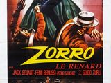 l'affiche du film « Le Zorro », avec Jack Stauff, Bernsen et Guido Zorro