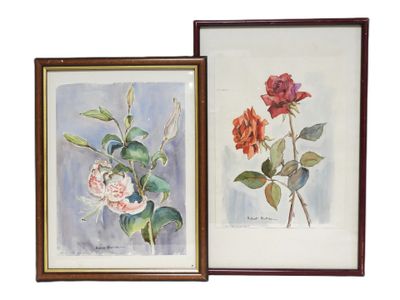 Robert BLUTEAU (1914-1985). Les fleurs.