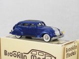 a blue toy car sitting on top of a box