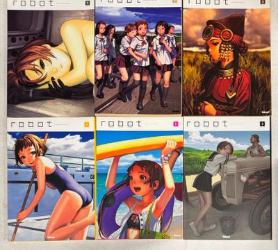 Plusieurs images de personnages d'anime sont présentées dans une série d'images