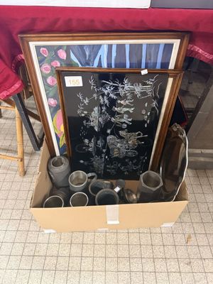 a picture of a picture in a box on the floor