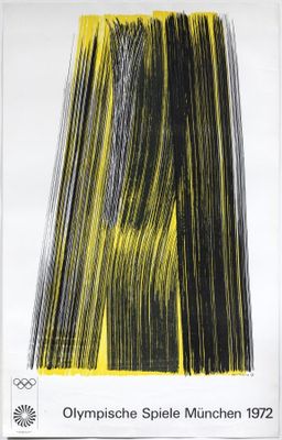 an image of a black and yellow poster with a white background