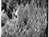une photo en noir et blanc de la surface de la Lune