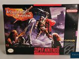 the box for the nintendo game knights of the round super nintendo