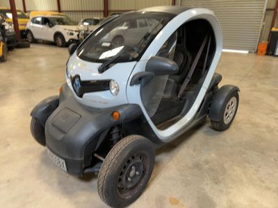 a small car that is parked in a garage