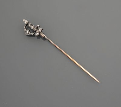 Epingle de revers ou de cravate en or jaune 18K 750 millième…