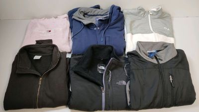 Lot de 6 vêtements polaires de diverses tailles et marques d… - Photo 1