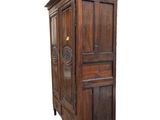 an image of a wooden cabinet with a door