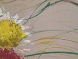a picture of a painting of flowers in a vase