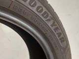 a close up of a tire with the word goodyear written on it