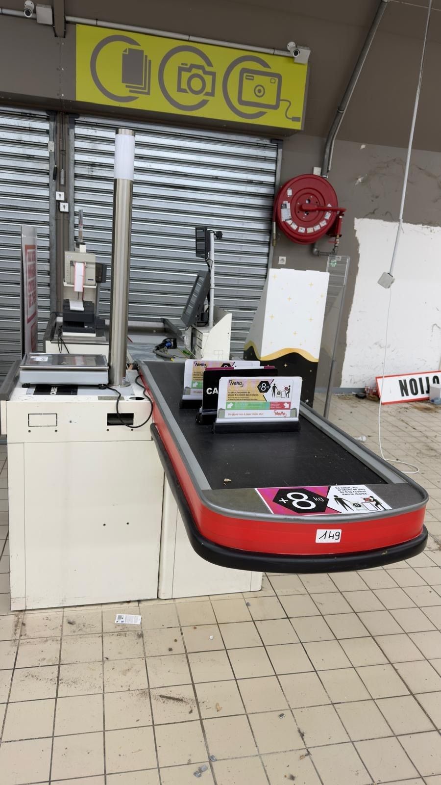 Caisse tapis roulant RASEC,