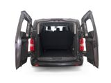 a black van with its doors open on a white background