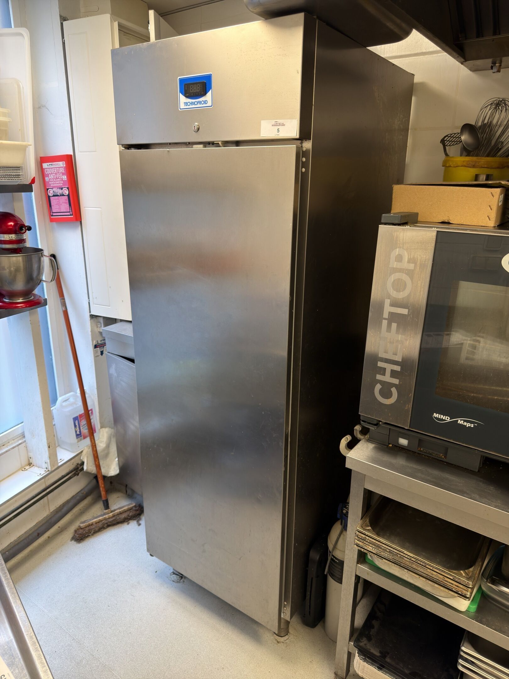 Armoire réfrigérée positive inox Technofroid modèle GN 600 N…