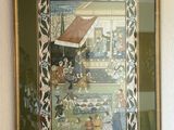 a picture of a painting hanging on the wall