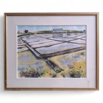 Michel KING (1930-2025) Noirmoutier, les marais salants de B…