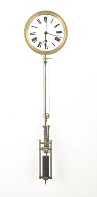 a clock that is hanging on the wall in the room