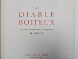 la couverture d'un livre portant le titre du roman, *Le Diable botteux*