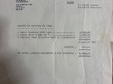 a close up of a piece of paper with a receipt on it