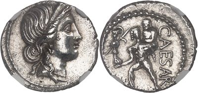 a close up of a coin with an image of a woman on it