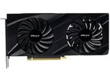 the graphics card has two fans on top of it