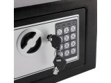 an image of a safe box with a key lock