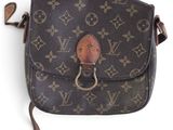 Sac à bandoulière Louis Vuitton en toile Monogram et cuir