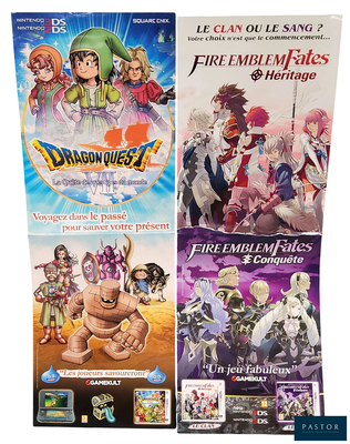 « Dragon Quest » et « Fire Emblem » sur la jaquette d'un jeu Nintendo Wii