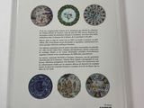 the back cover of a book with a picture of different plates on it