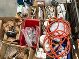 many boxes of assorted items sitting on the floor