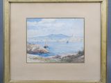 an image of a painting of a sailboat on the water